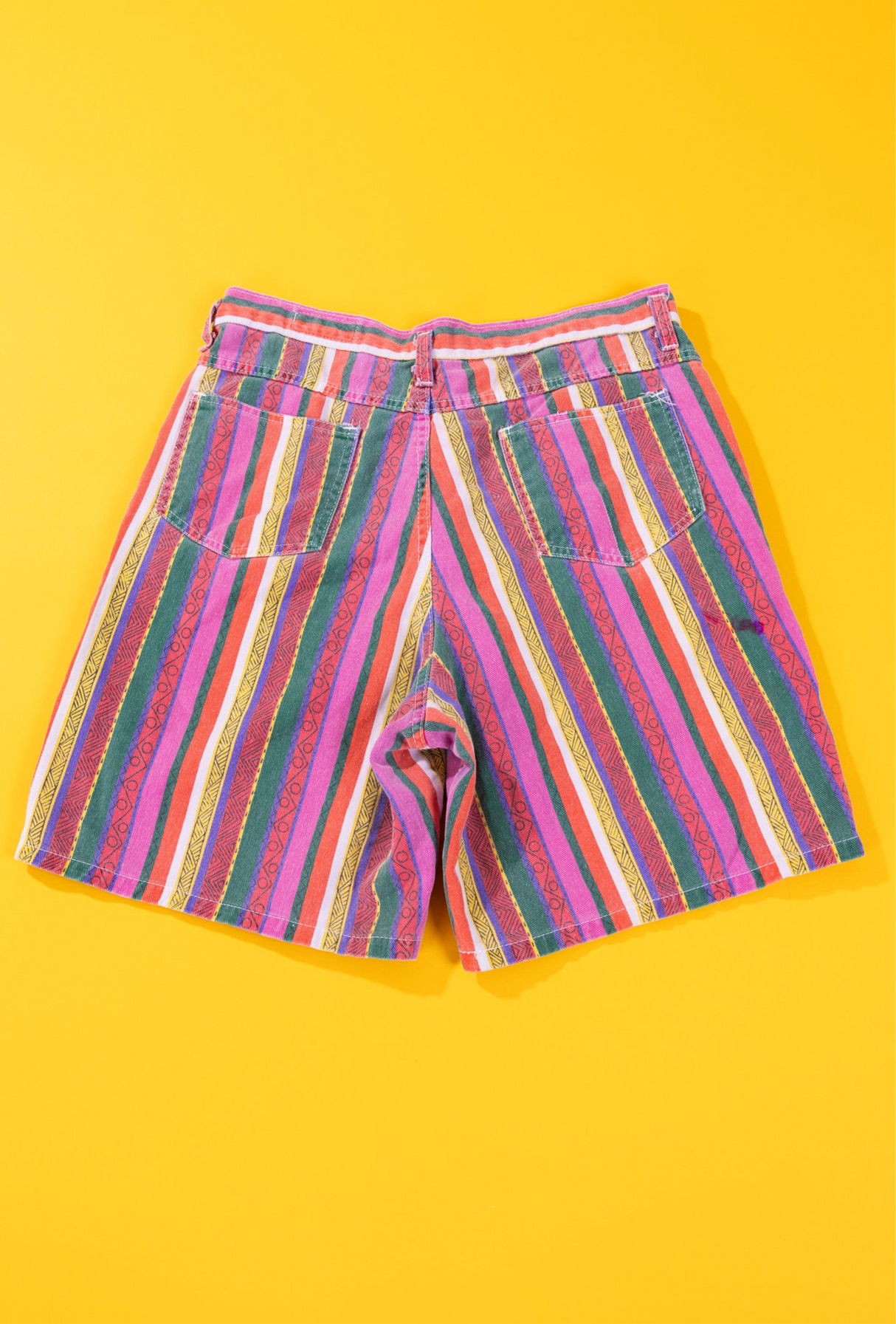 Vintage 90s I.O.U. Blues Striped Shorts