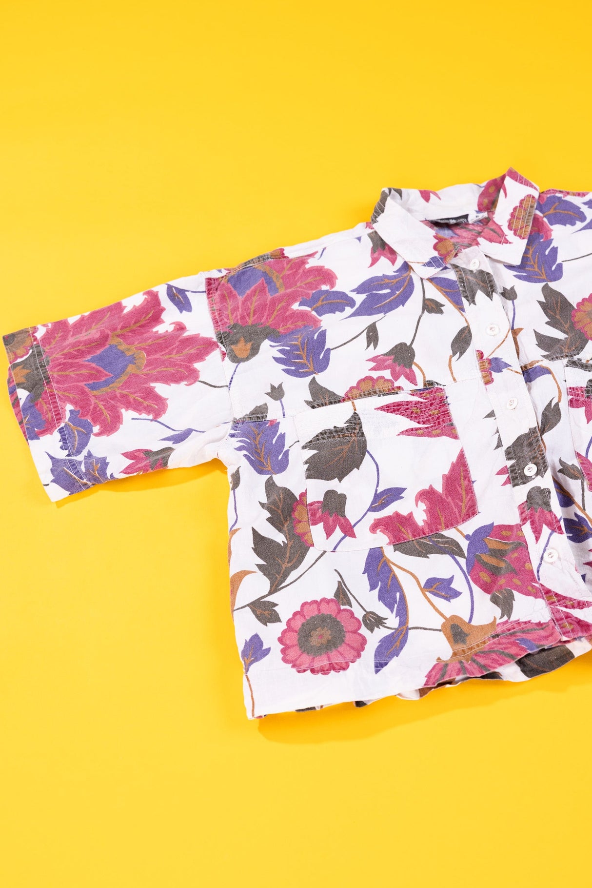 Vintage 90s Hunters Run Crop Button Up