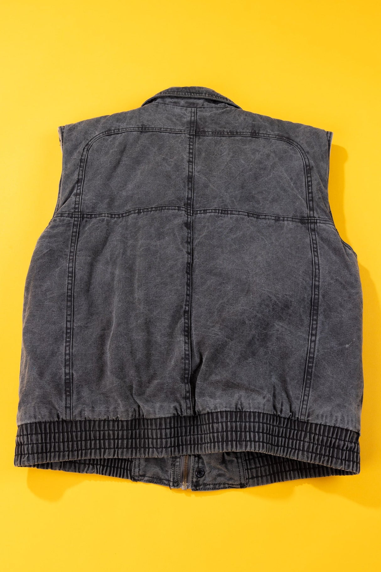 Vintage 90s St. John's Bay Denim Puffer Vest