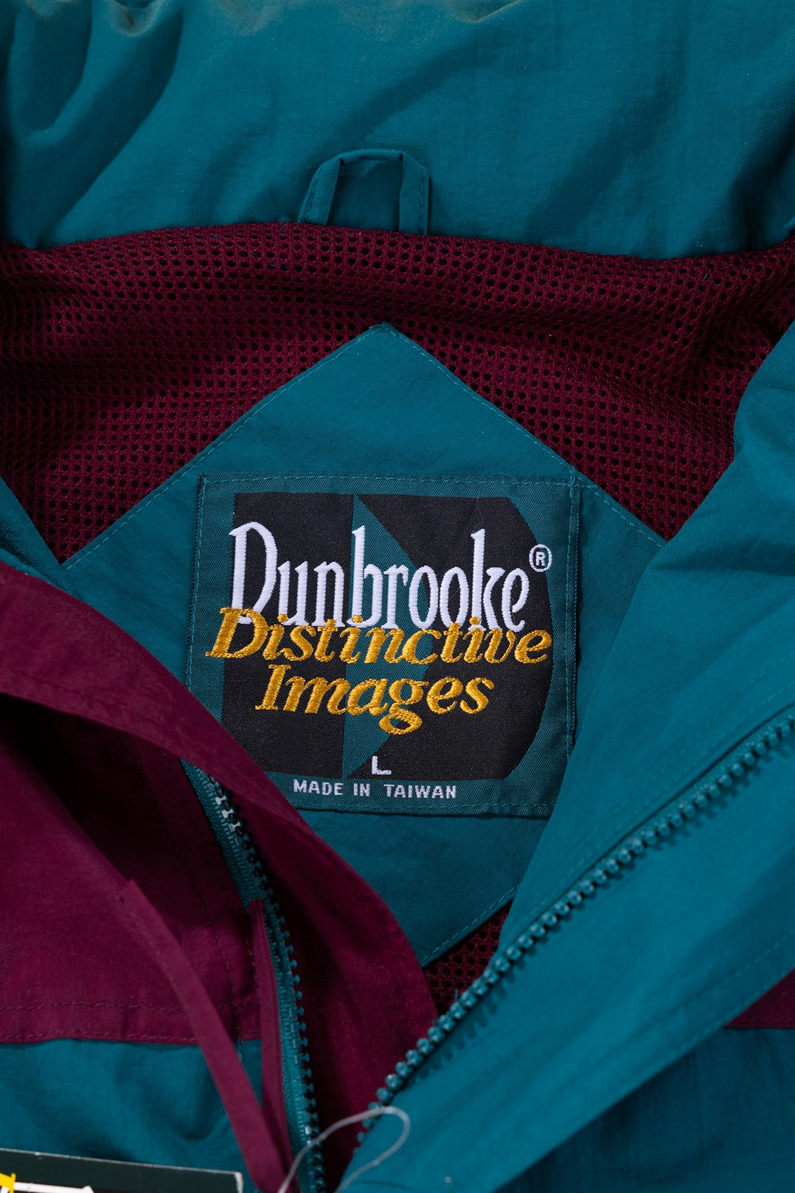 Vintage 90s Dunbrooke Distinctive Images Chevron Jacket