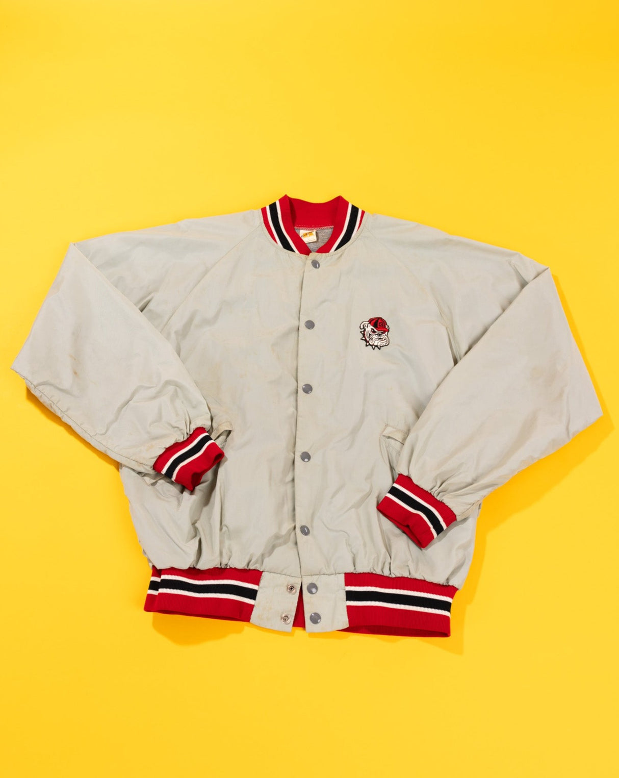 Rare Vintage 70s UGA Georgia Bulldogs Bomber Jacket