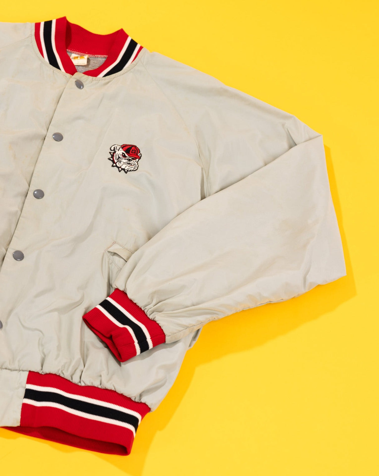 Rare Vintage 70s UGA Georgia Bulldogs Bomber Jacket