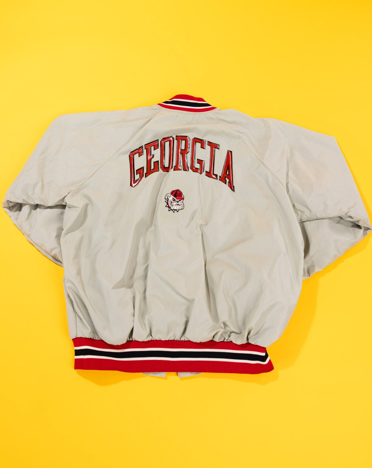 Rare Vintage 70s UGA Georgia Bulldogs Bomber Jacket