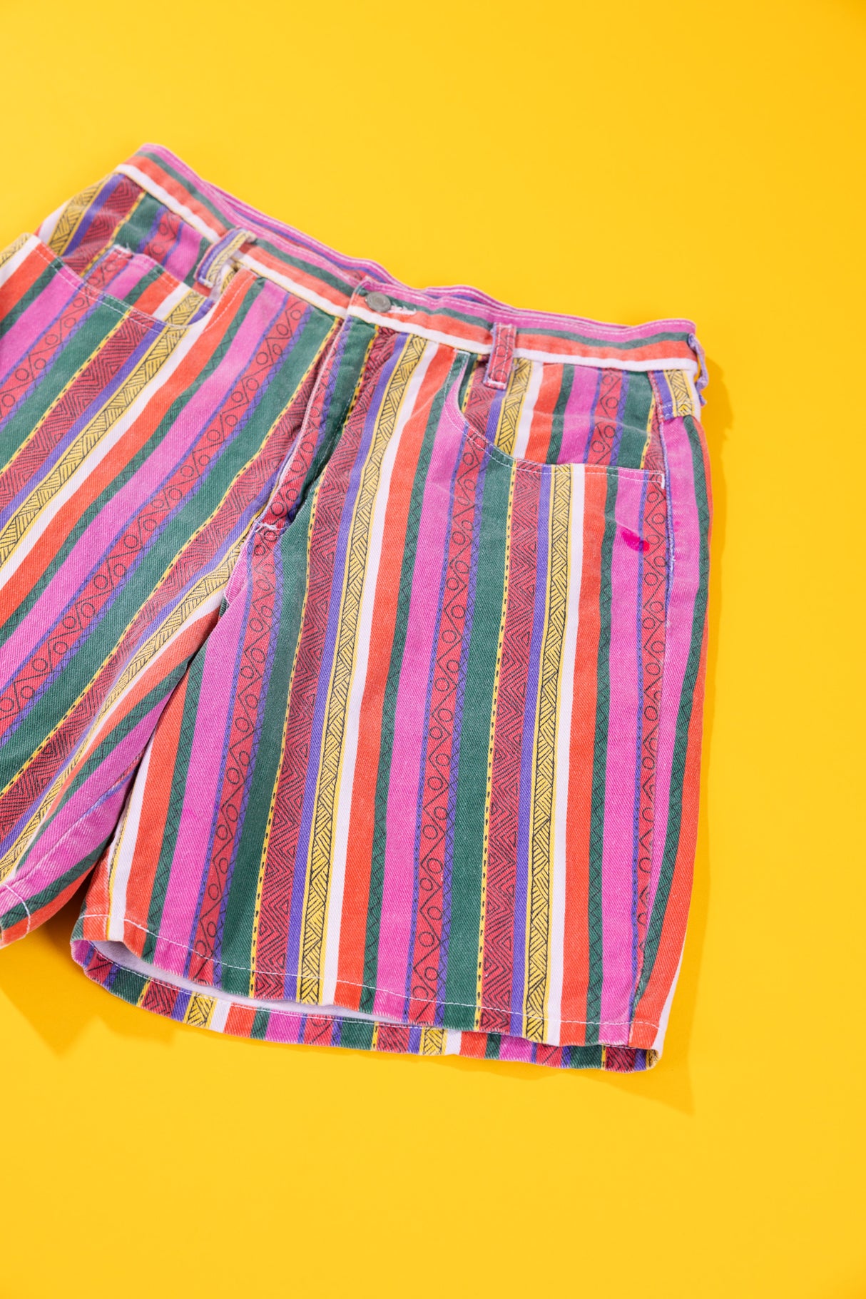 Vintage 90s I.O.U. Blues Striped Shorts