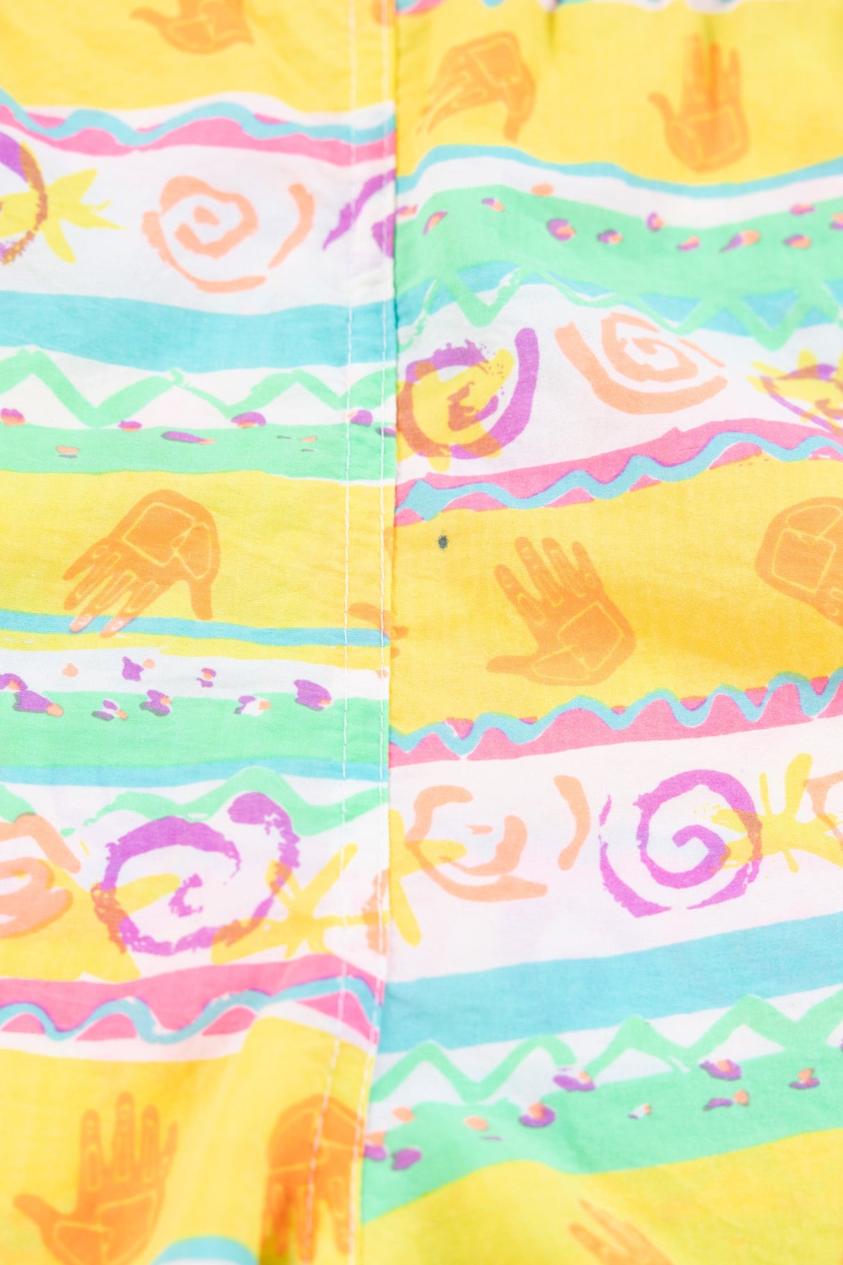 Vintage 80s Neon Retro Swim Shorts