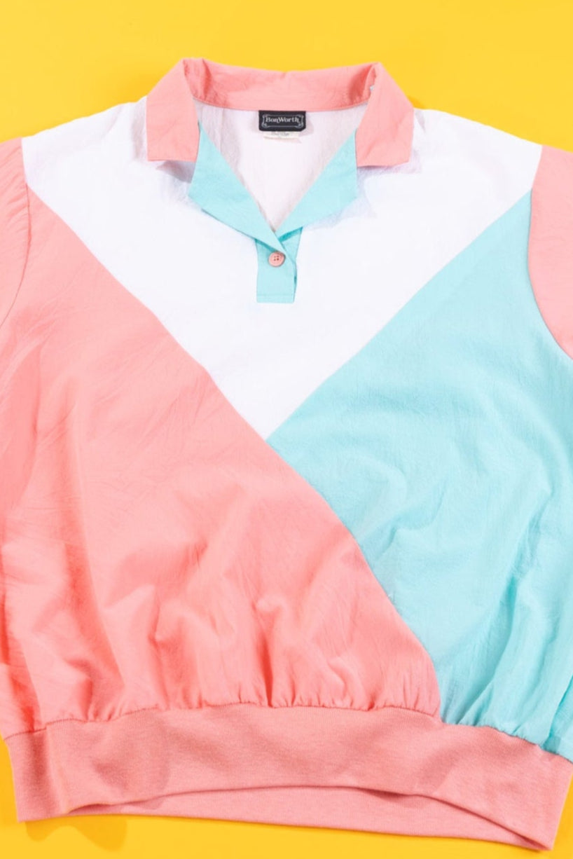 Vintage 80s Bonworth Short Sleeve Pullover