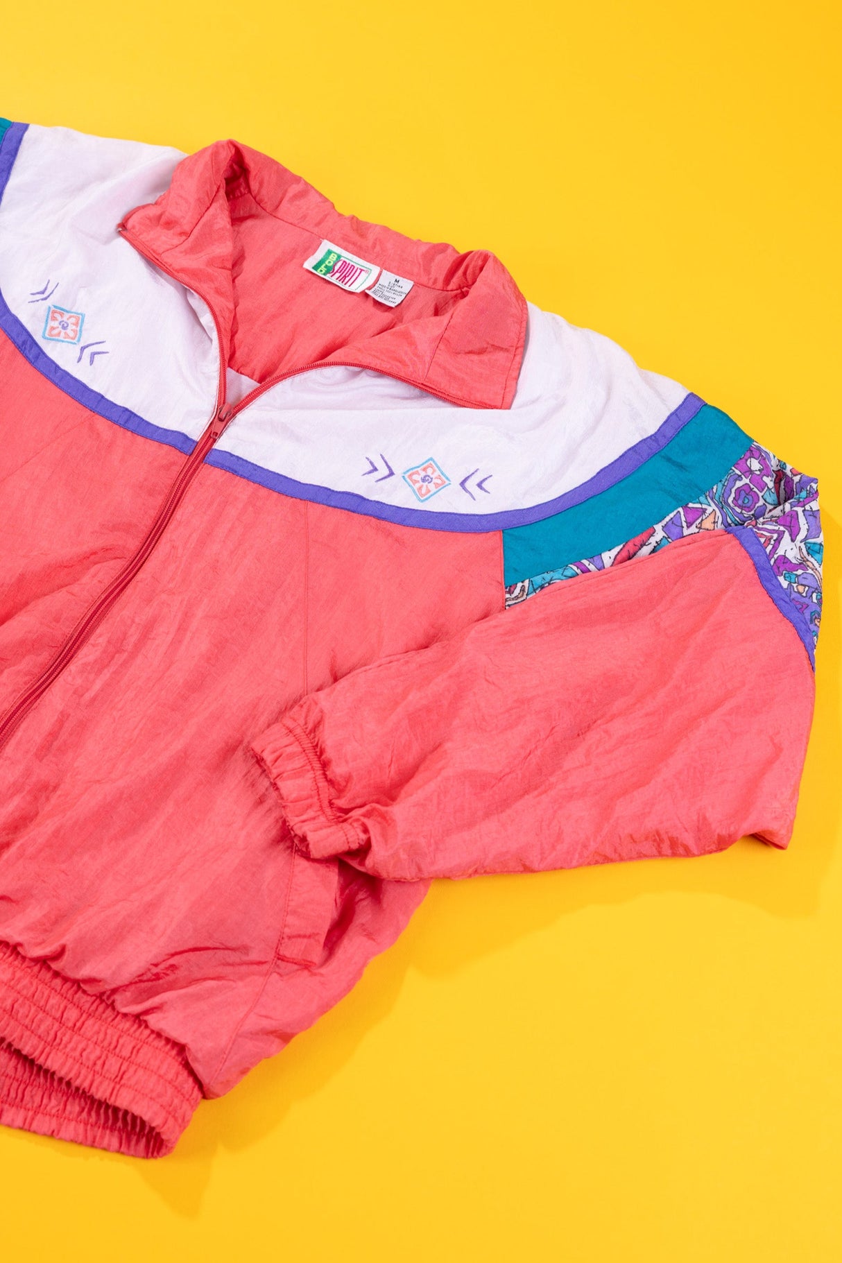 Vintage 80s Bold Spirit Windbreaker