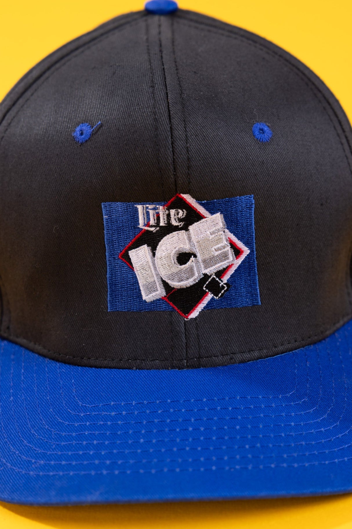 Vintage 90s Miller Lite Ice Snapback Hat