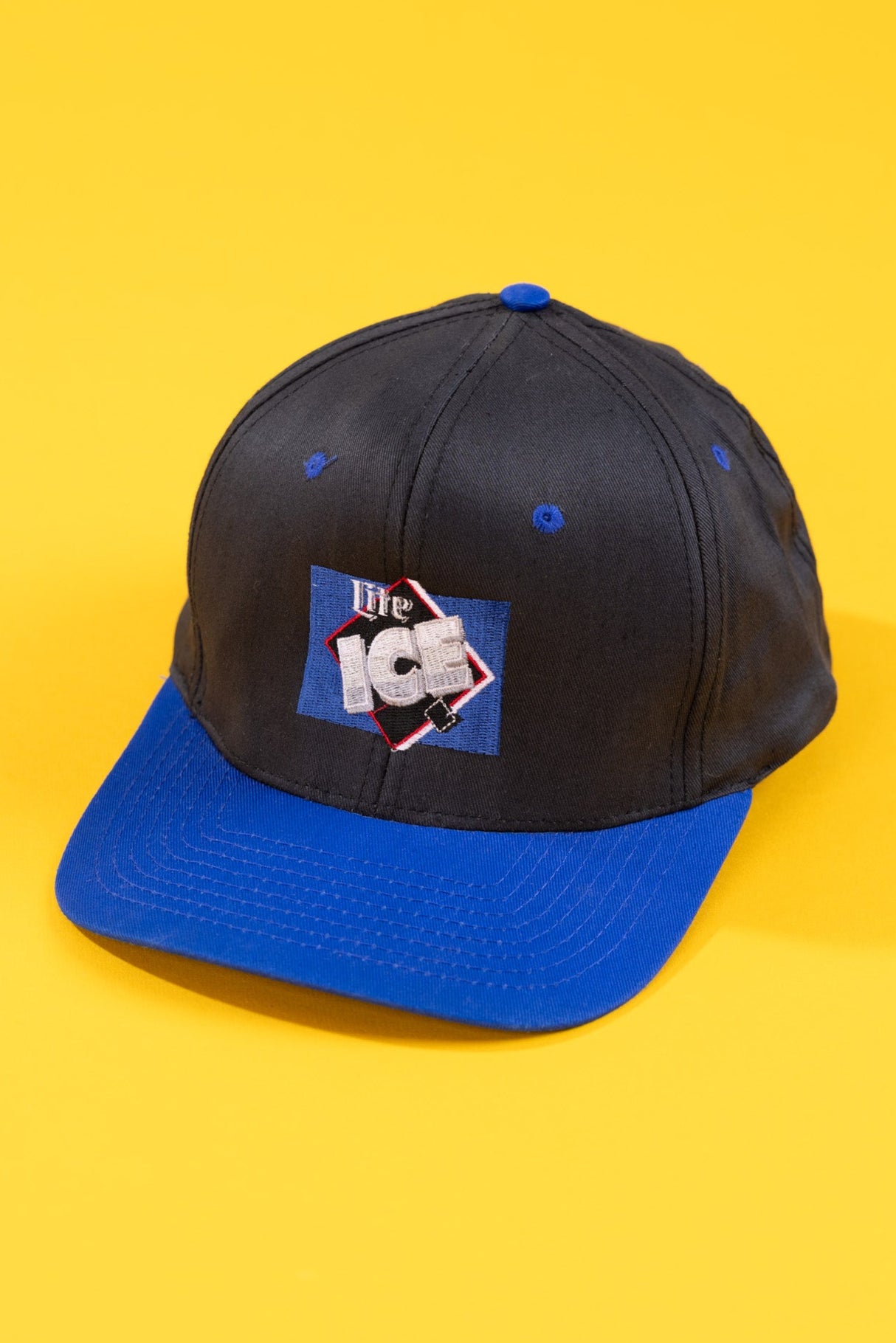 Vintage 90s Miller Lite Ice Snapback Hat