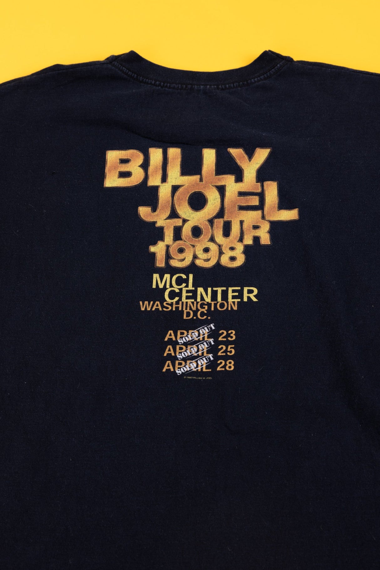 Vintage 1998 Billy Joel Tour T-shirt
