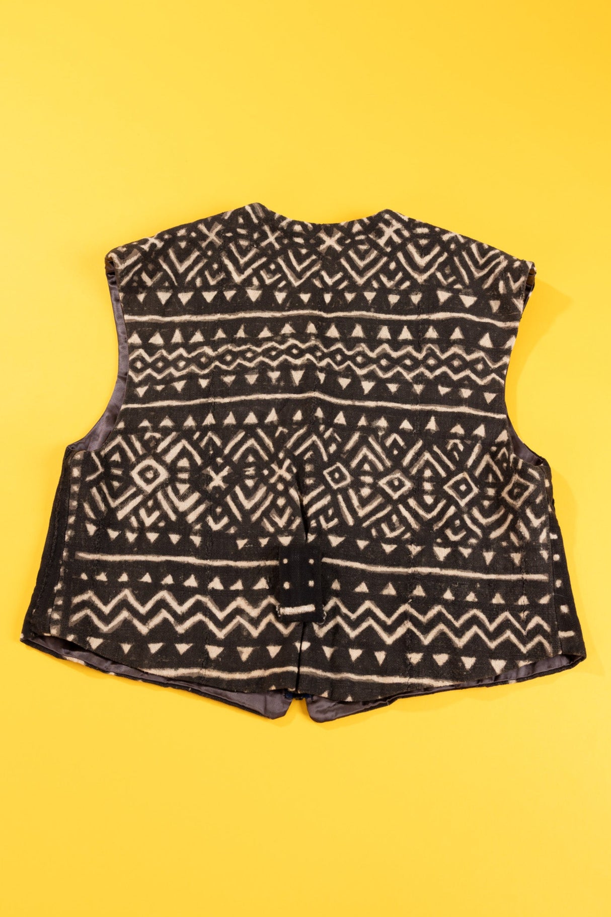 Vintage 90s Mudcloth Vest