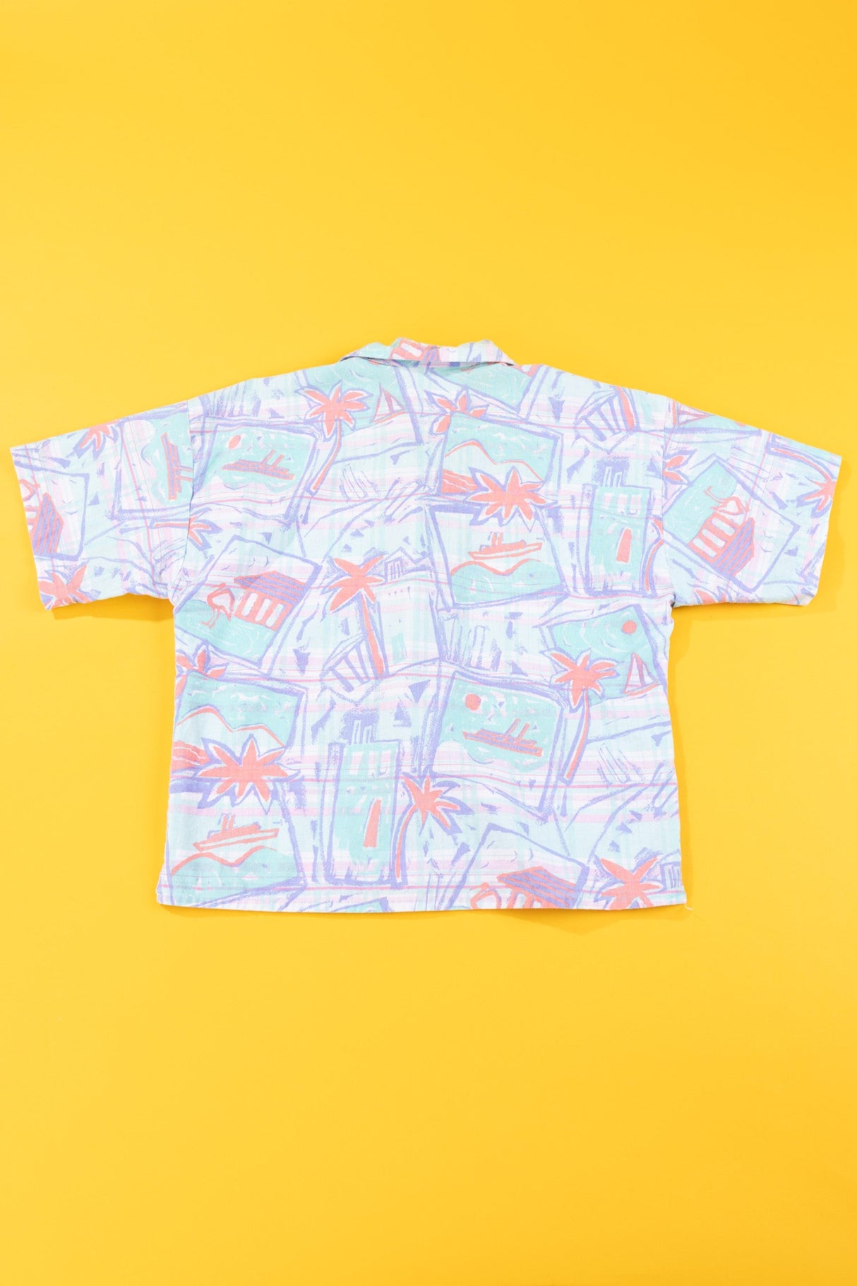 Vintage 80s The Camp Retro Button Up