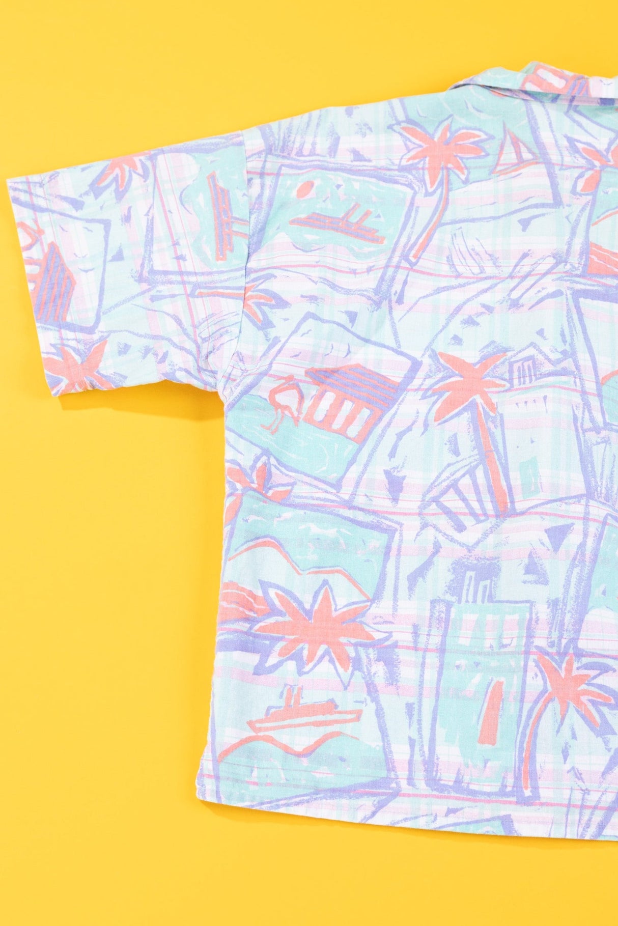 Vintage 80s The Camp Retro Button Up