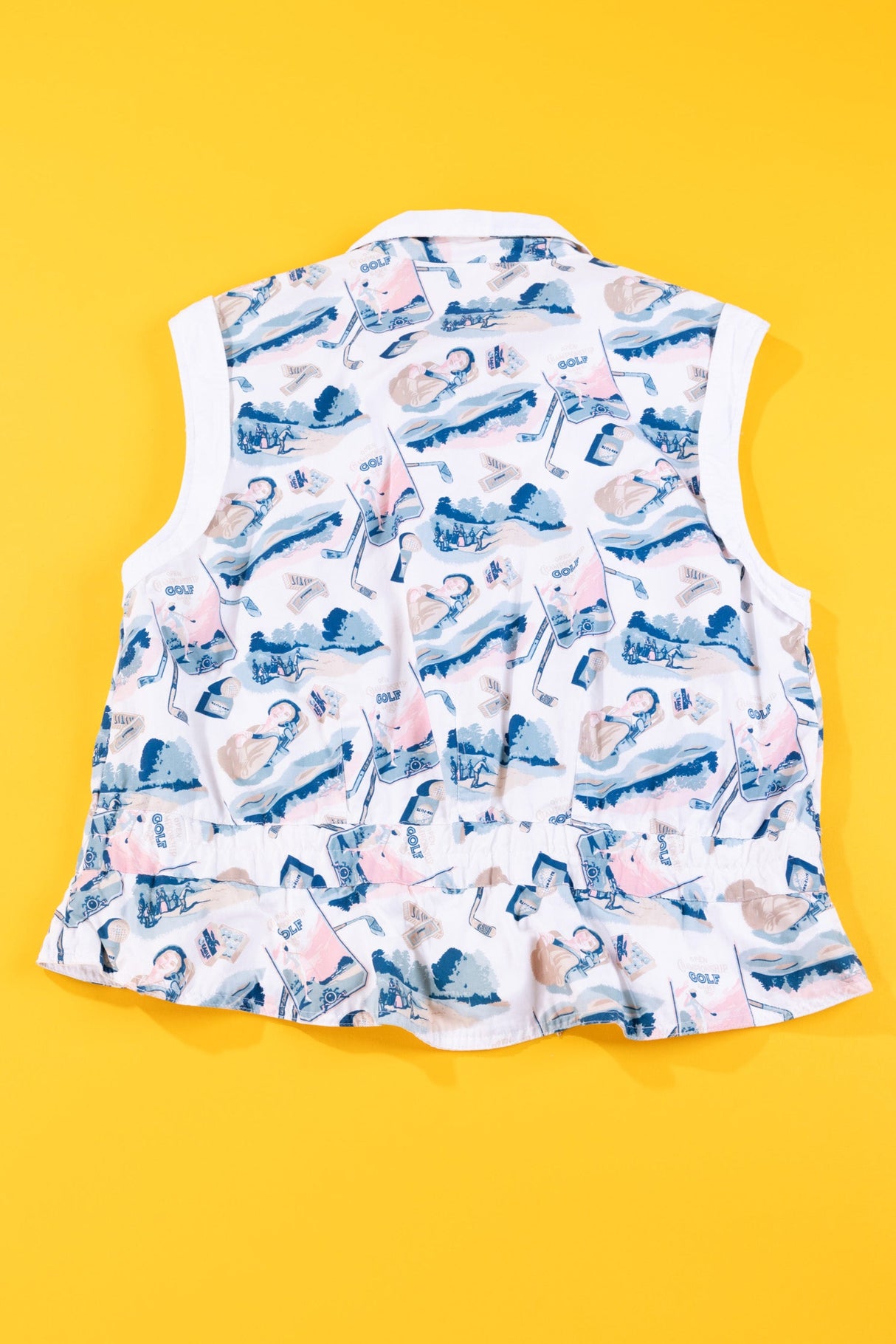 Vintage 80s Line-Up Golf Vest