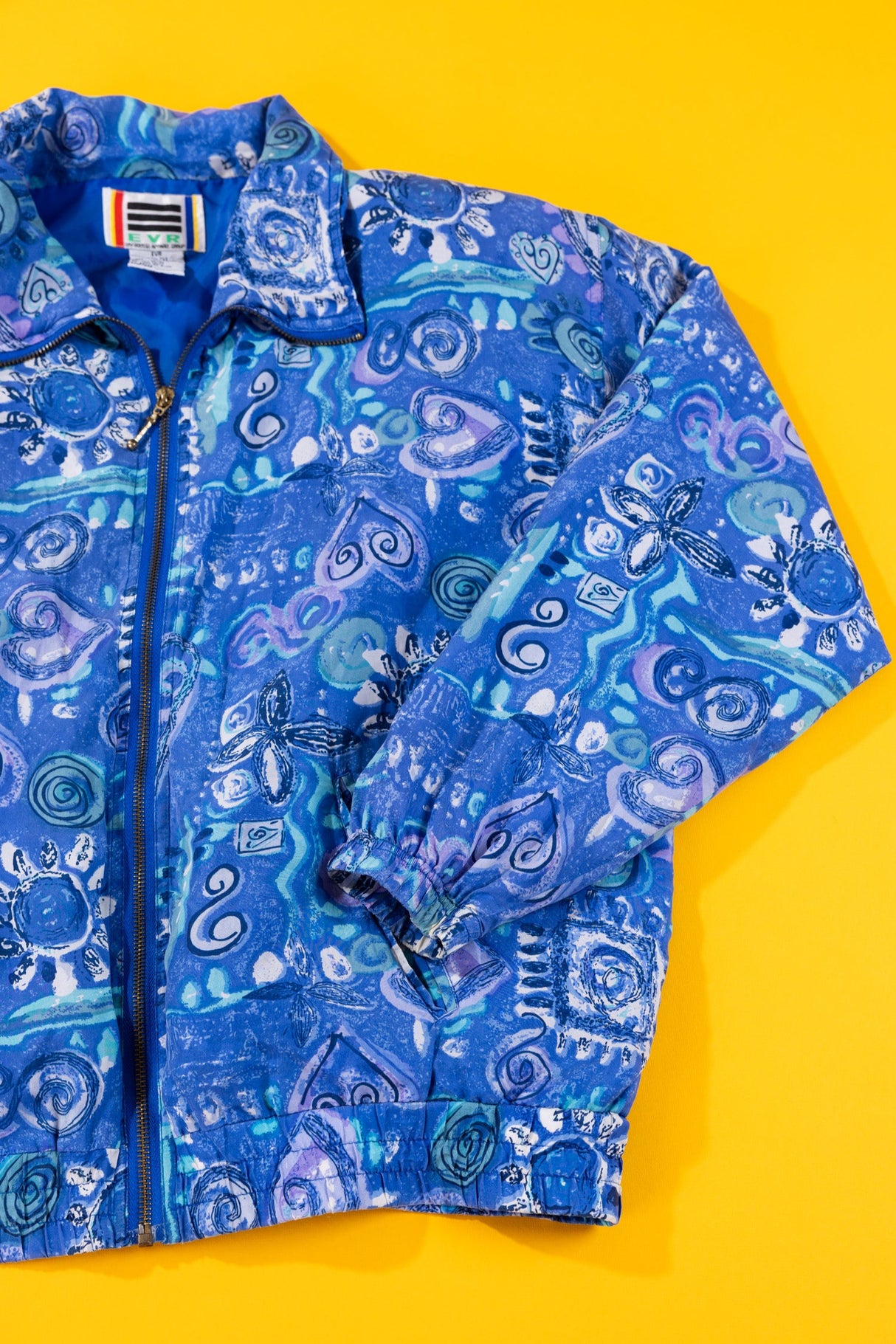 Vintage 80s EVR Silk Jacket