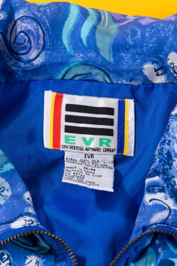 Vintage 80s EVR Silk Jacket