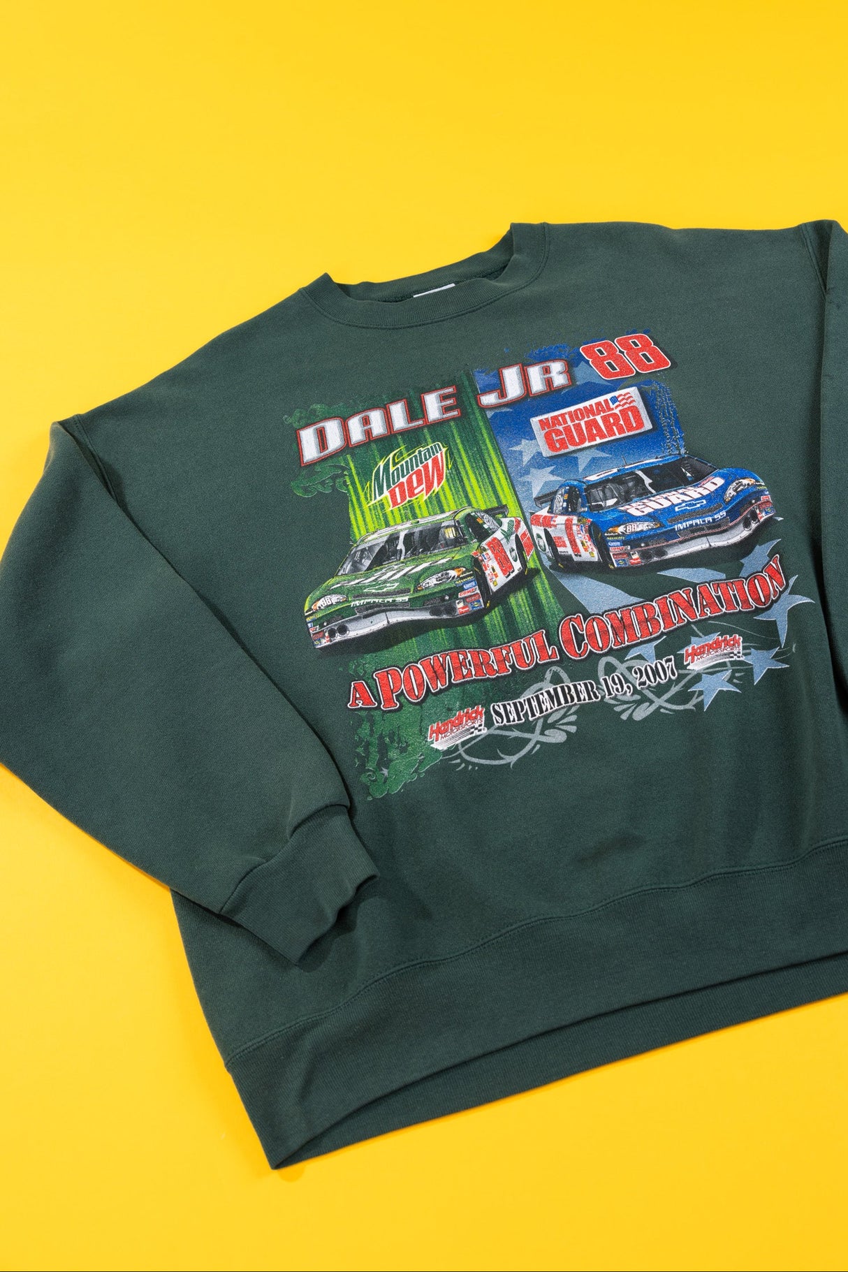 Y2K Dale Jr. 88 Nascar Crewneck Sweater