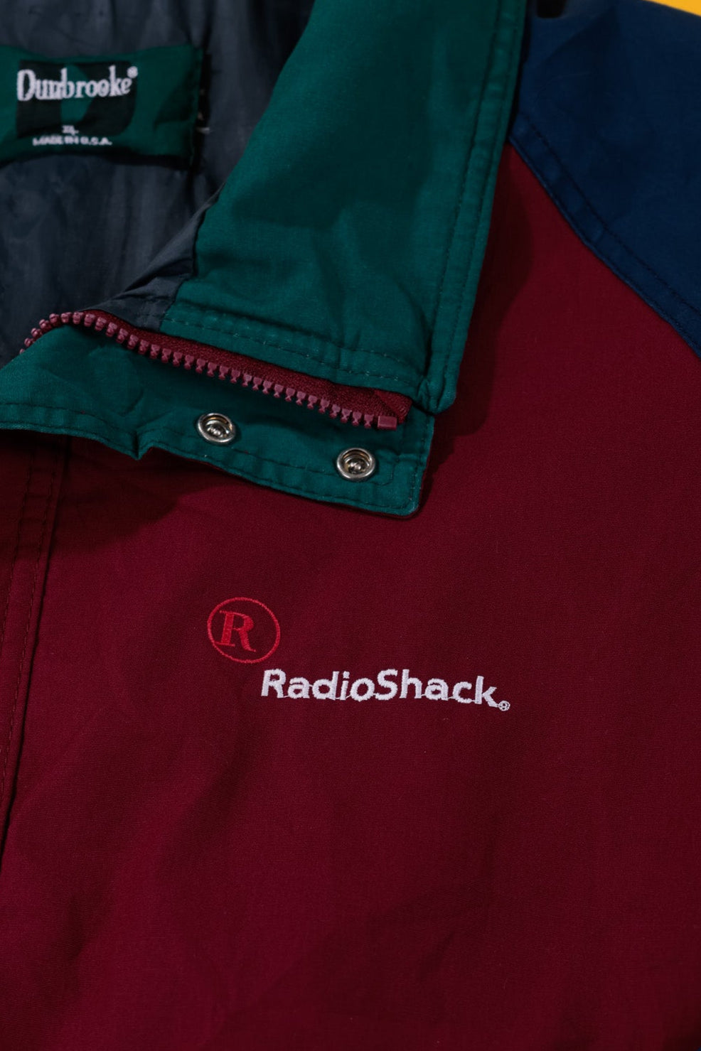Vintage 90s Radioshack Colorblock Windbreaker