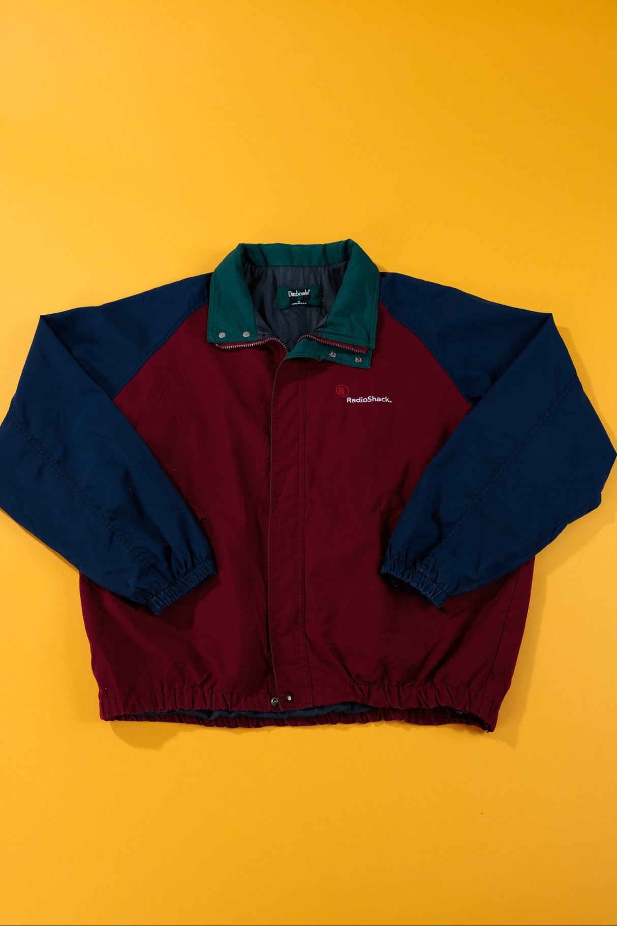 Vintage 90s Radioshack Colorblock Windbreaker