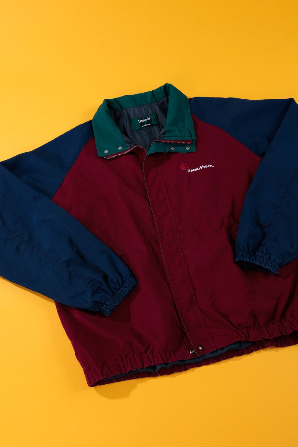 Vintage 90s Radioshack Colorblock Windbreaker