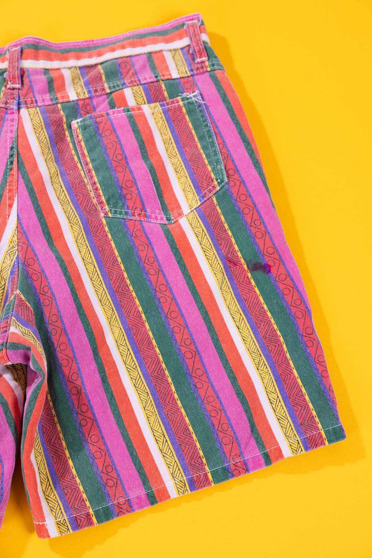 Vintage 90s I.O.U. Blues Striped Shorts