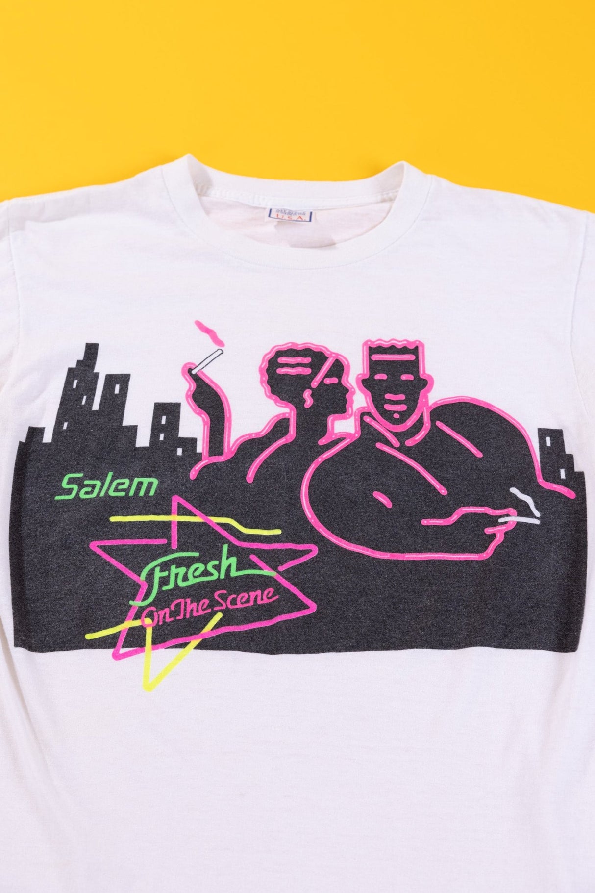 Vintage 90s Salem Cigarettes Fresh On The Scene T-shirt