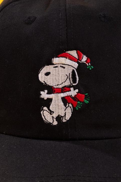 Vintage 90s Peanuts Christmas Snoopy Snapback Hat