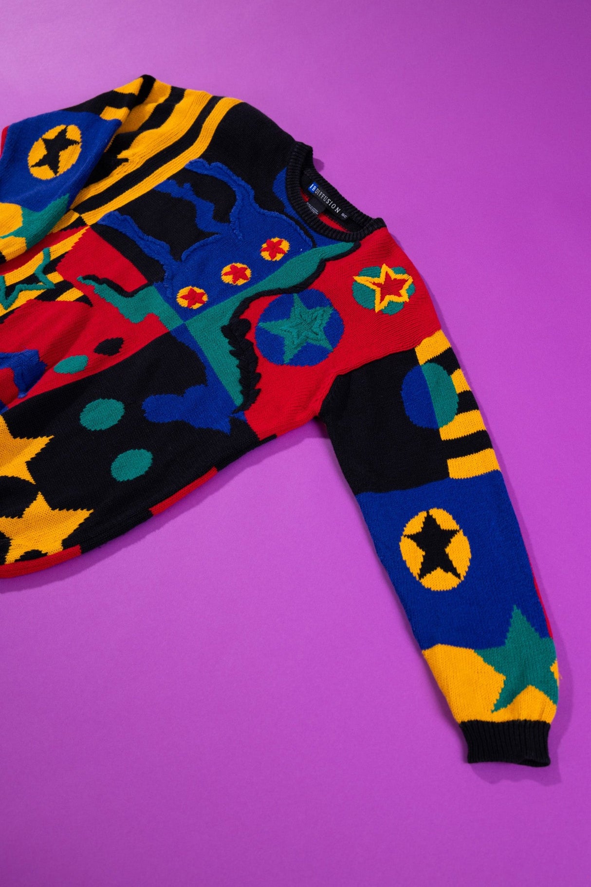 Vintage 1993 I.B. Diffusion Retro Sweater