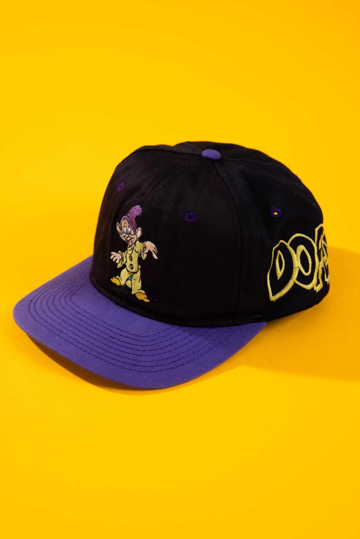 Vintage 90s Dopey The Seven Dwarfs Snapback Hat