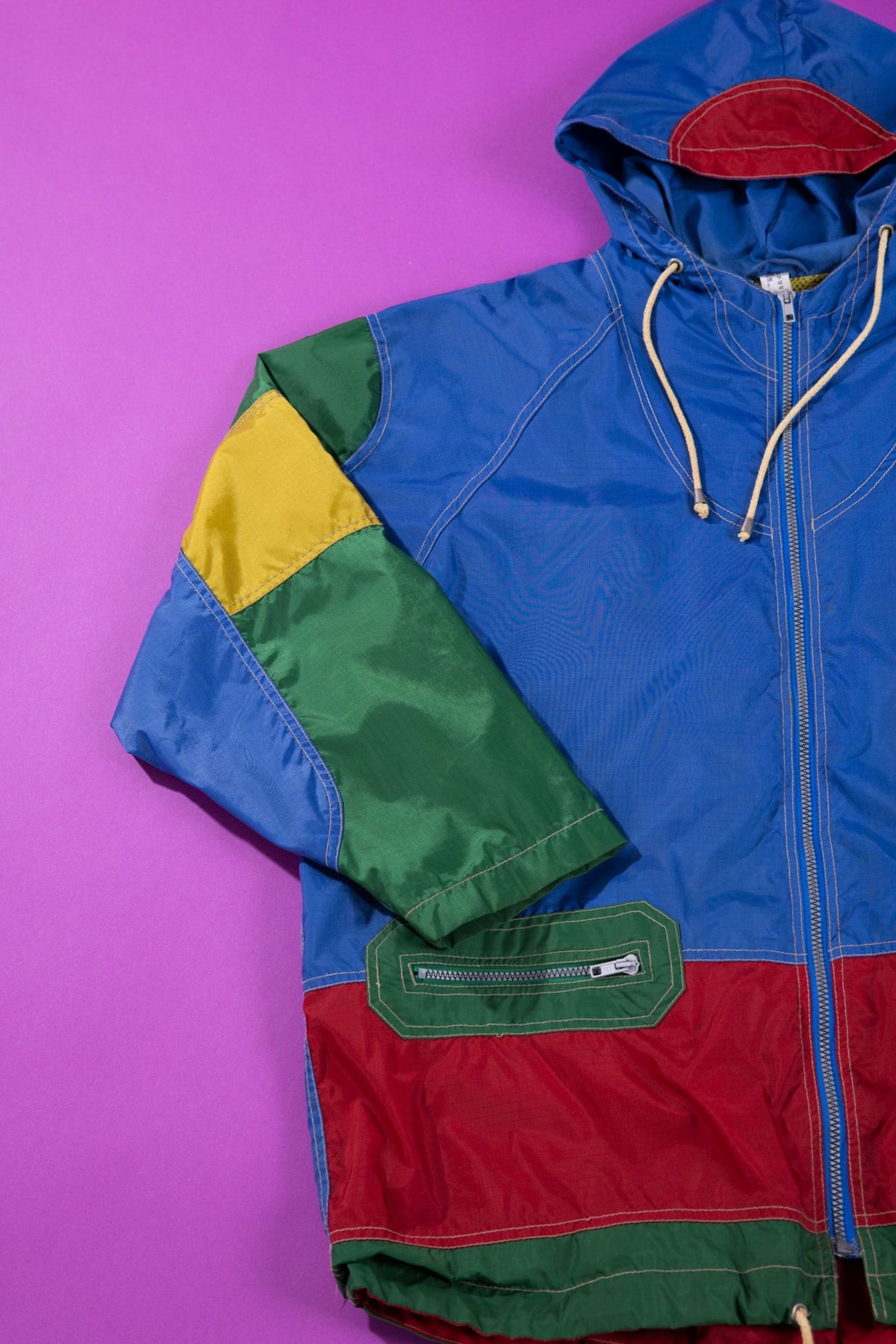 Vintage 80/90s Color Block Windbreaker