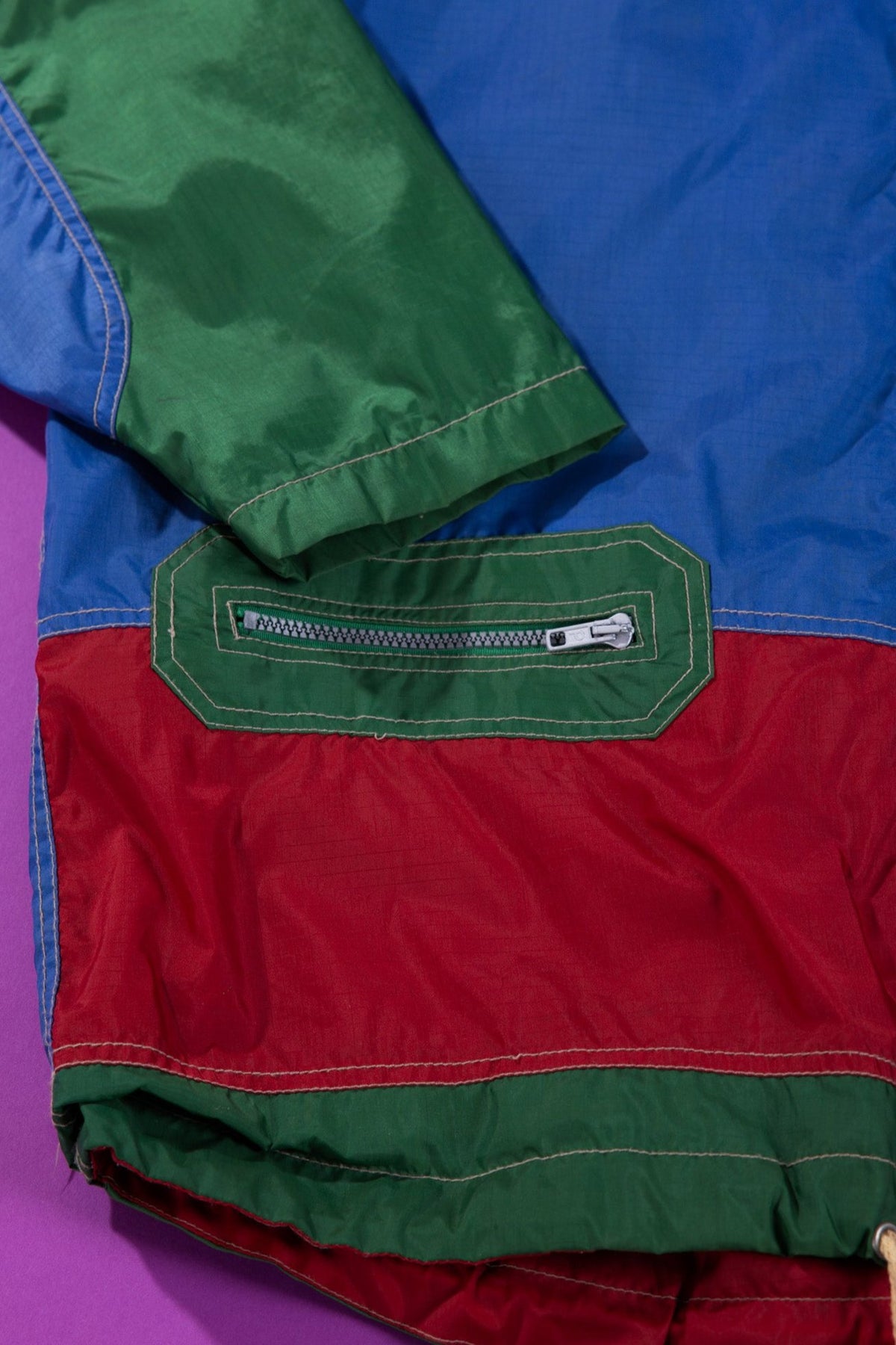 Vintage 80/90s Color Block Windbreaker