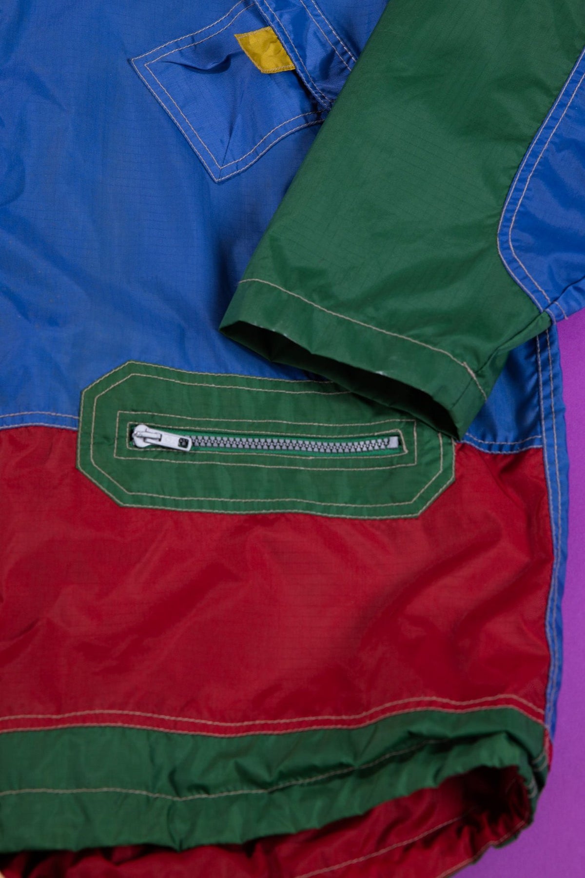 Vintage 80/90s Color Block Windbreaker