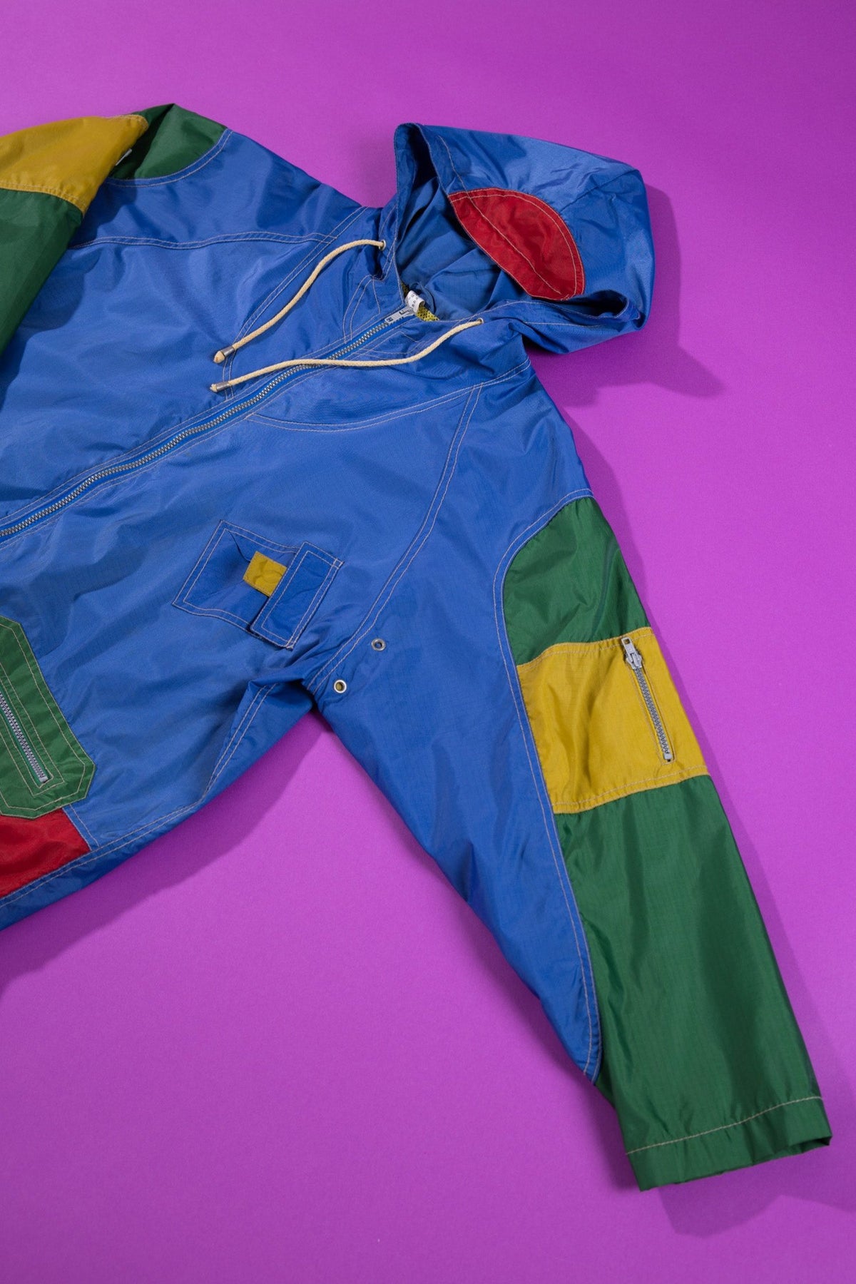 Vintage 80/90s Color Block Windbreaker