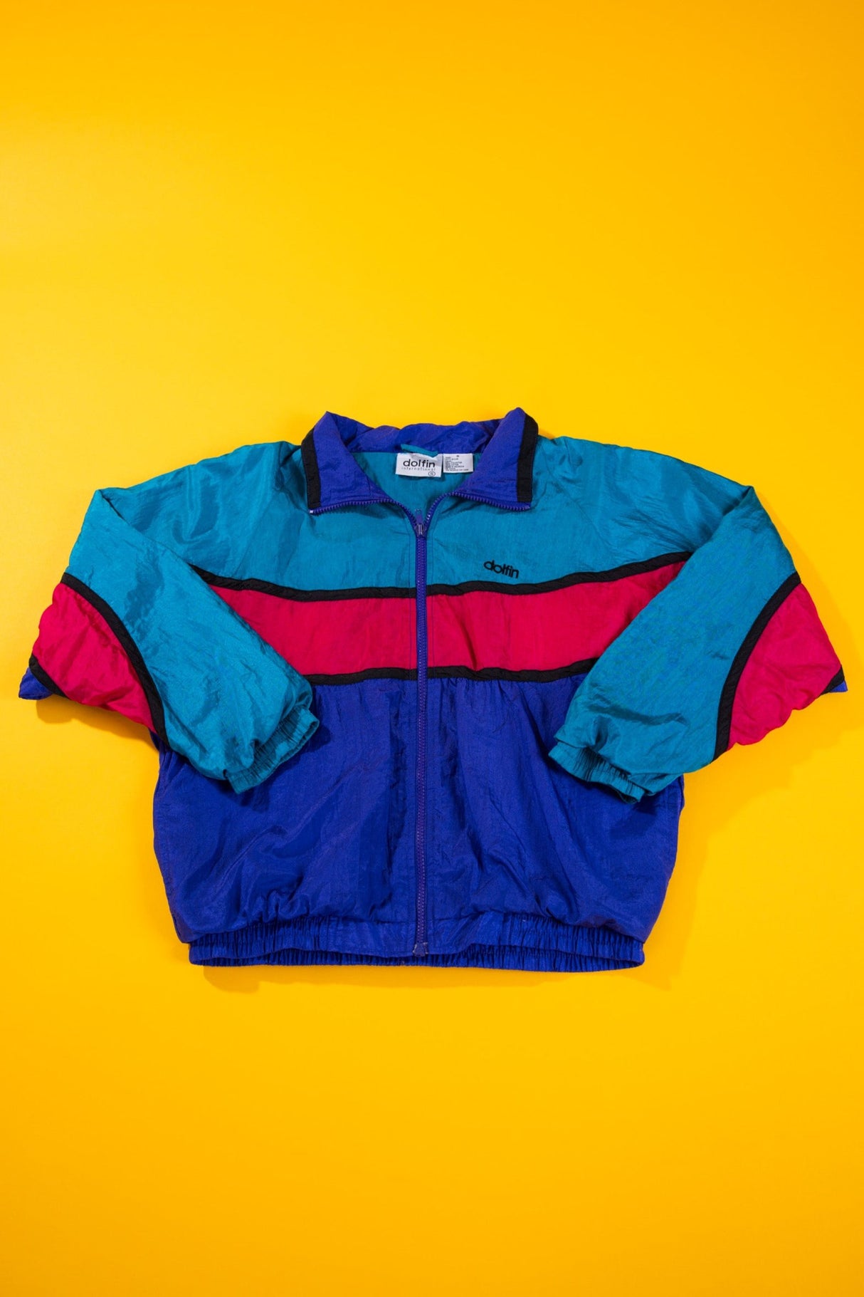 Vintage 90s Dolfin International Windbreaker Jacket