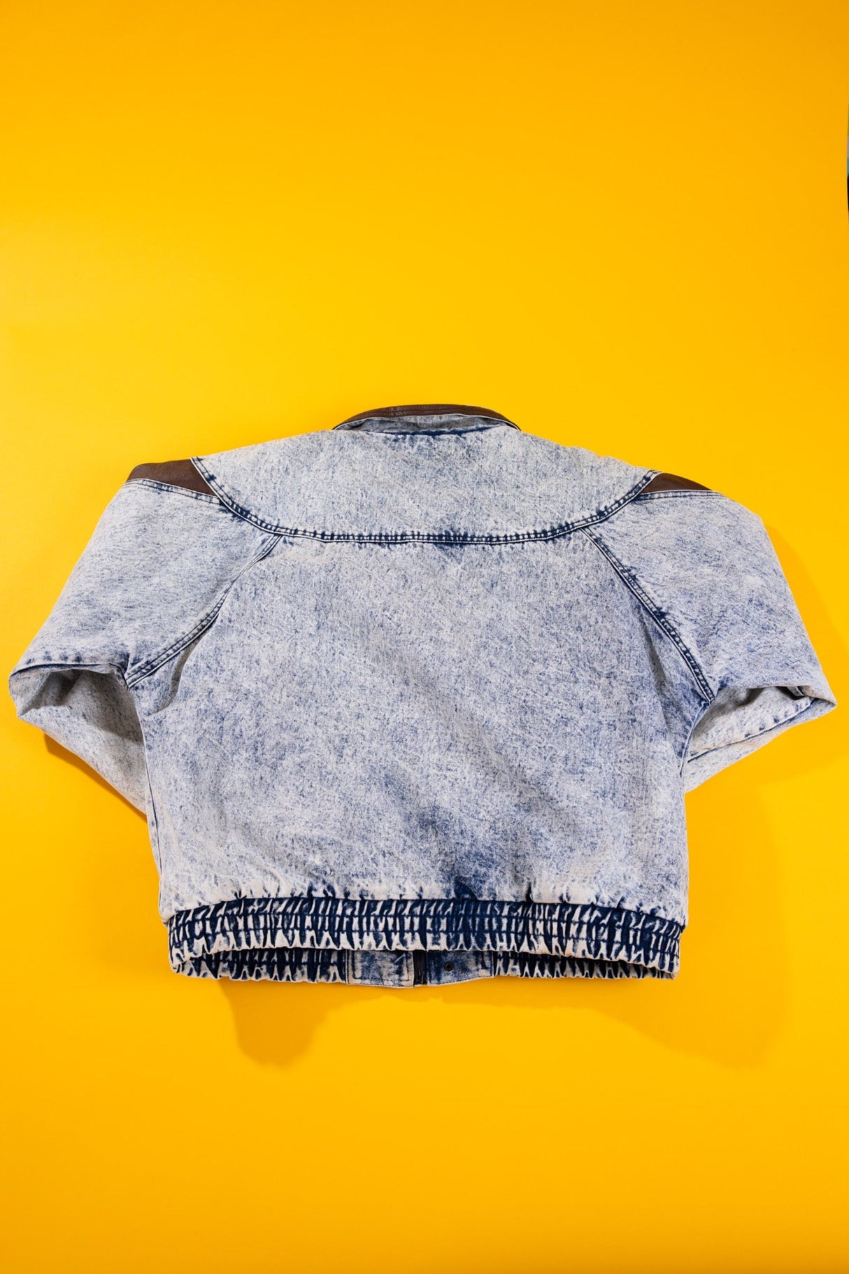 Vintage 80s Maya Hotel Acid Wash Denim Jacket