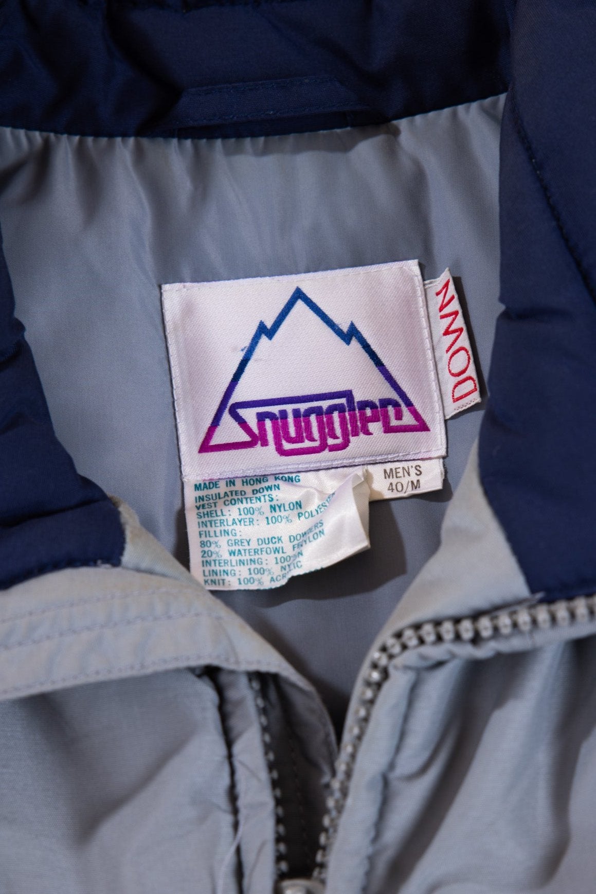 Vintage 80s Snuggler Down Vest