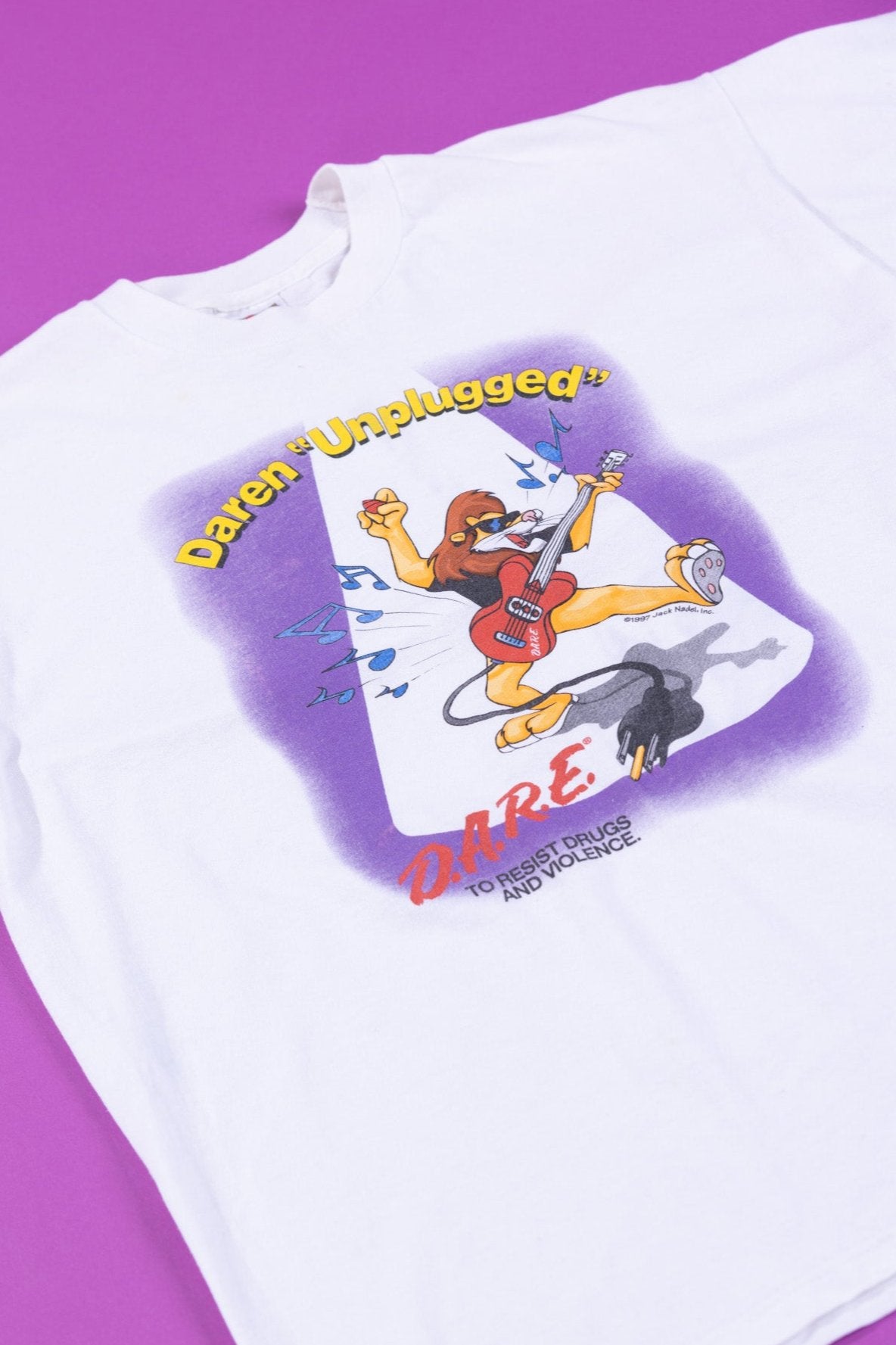 Vintage 1997 DARE Daren Unplugged T-shirt