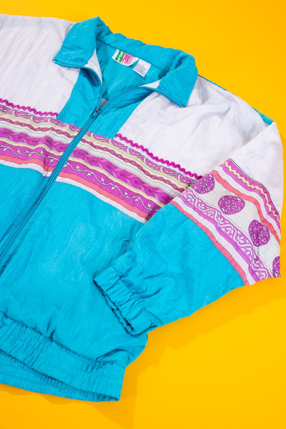 Vintage Bold Spirit Windbreaker Jacket