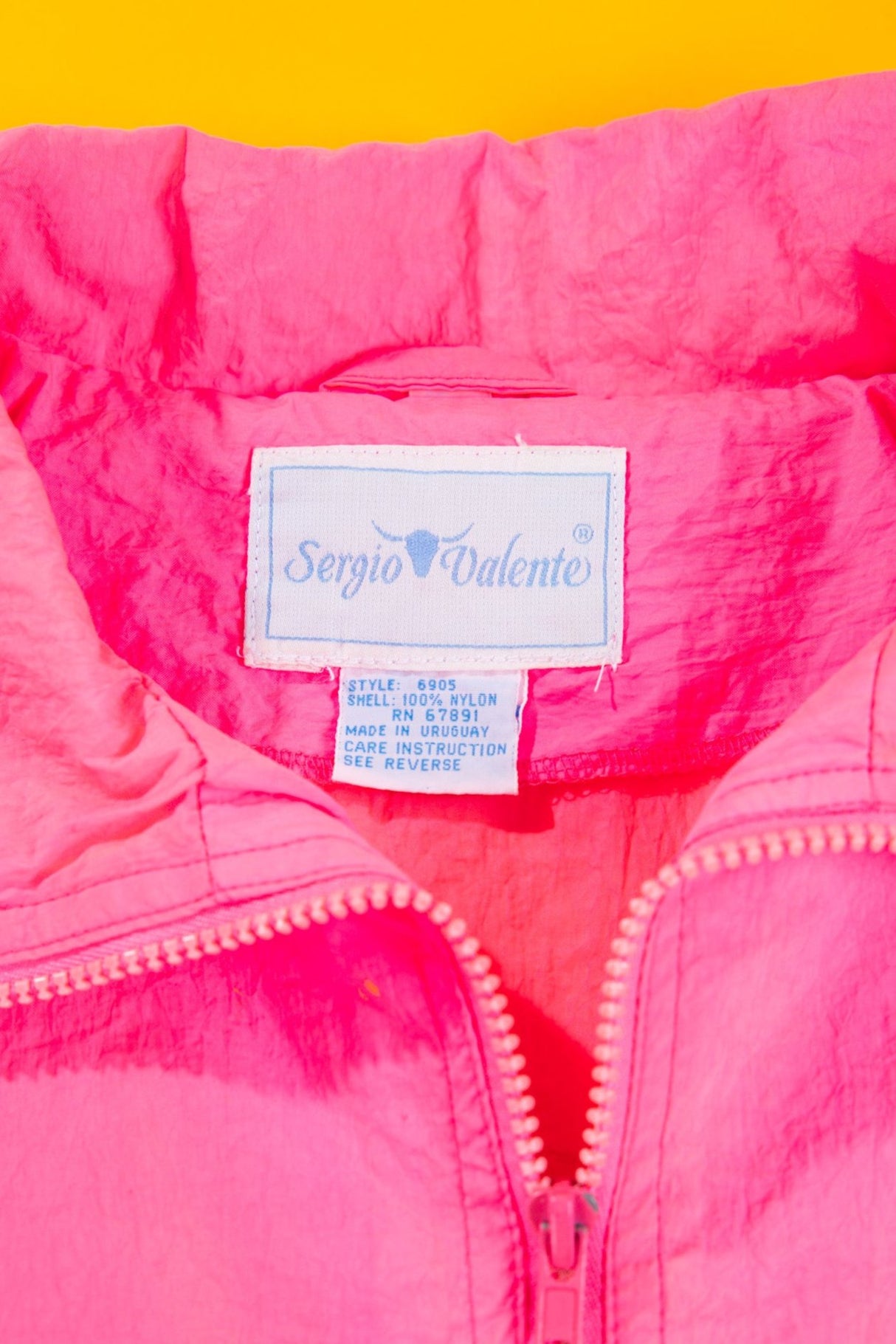 Vintage 80s Sergio Valente Neon Windbreaker