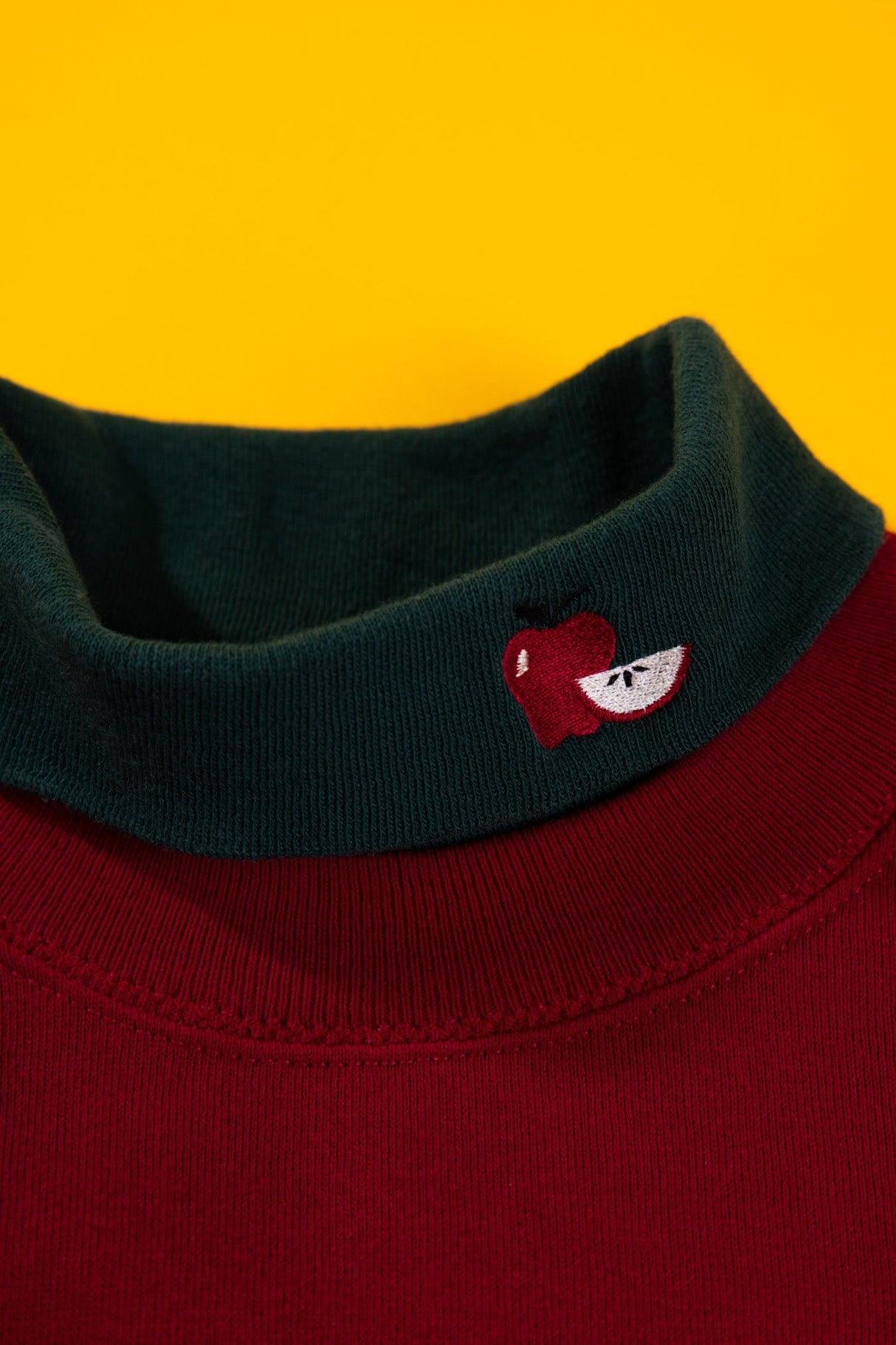 Vintage 90s Gopher Sport 'Back to School' Turtleneck Sweater