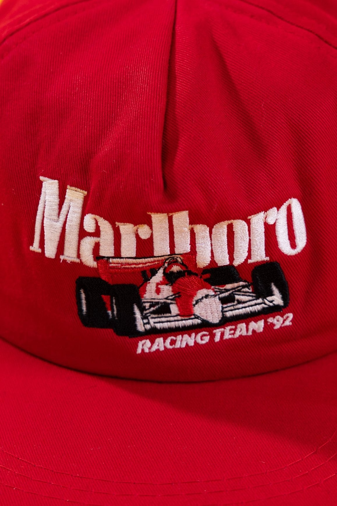 Vintage 1992 Marlboro Racing Snapback Hat