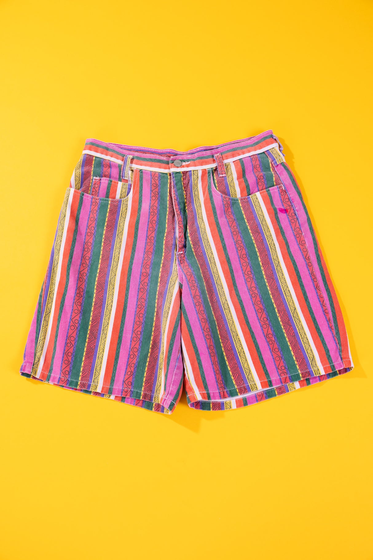 Vintage 90s I.O.U. Blues Striped Shorts