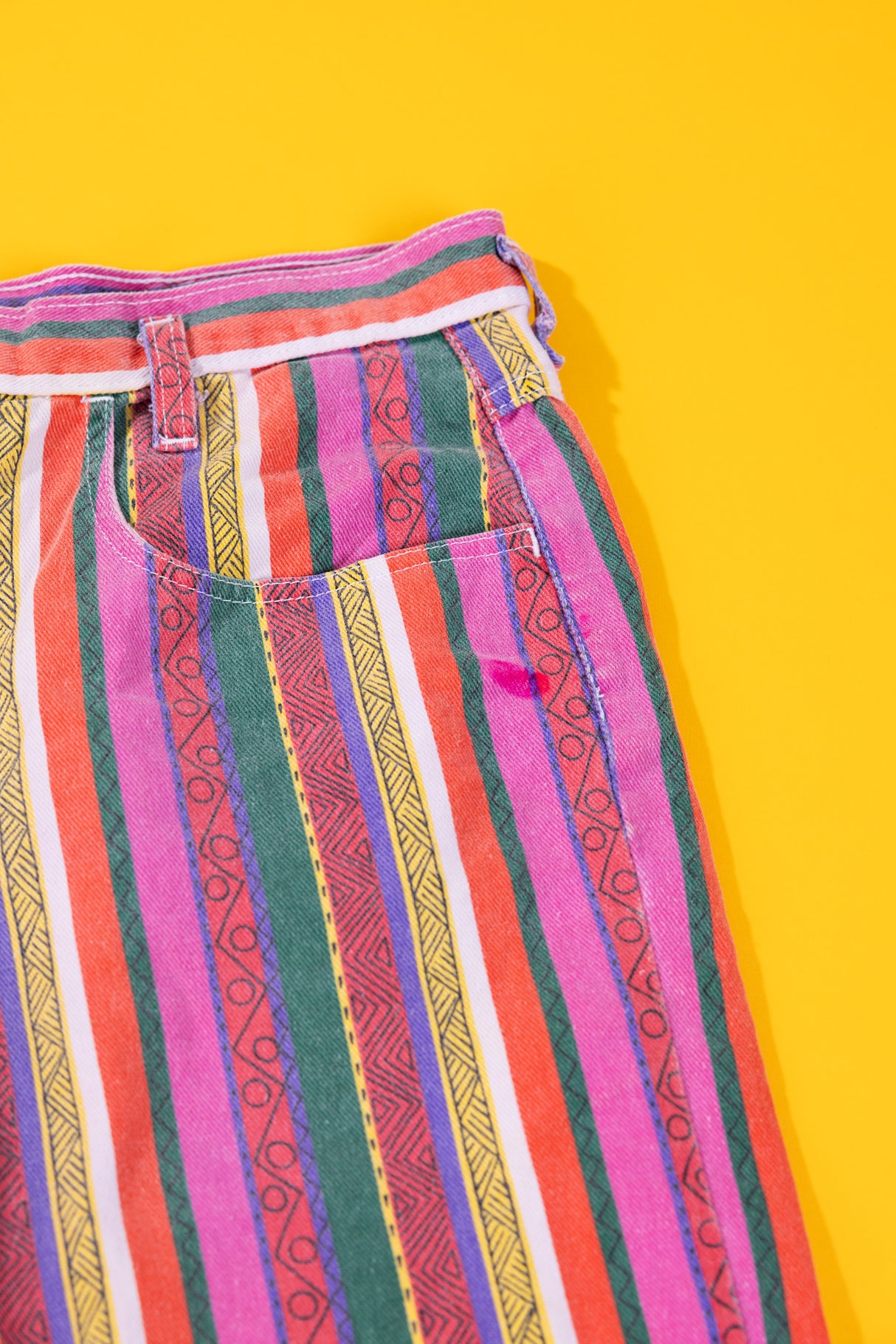 Vintage 90s I.O.U. Blues Striped Shorts