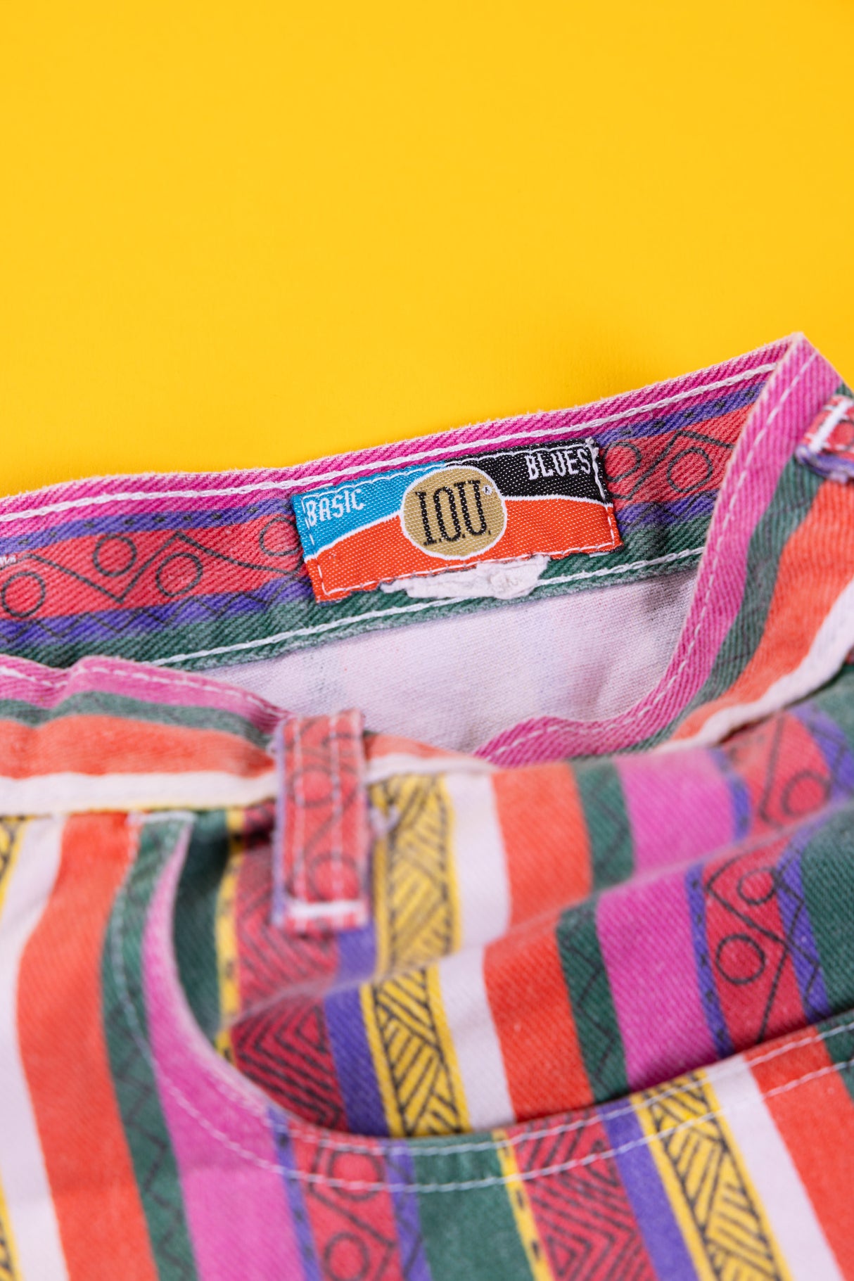 Vintage 90s I.O.U. Blues Striped Shorts