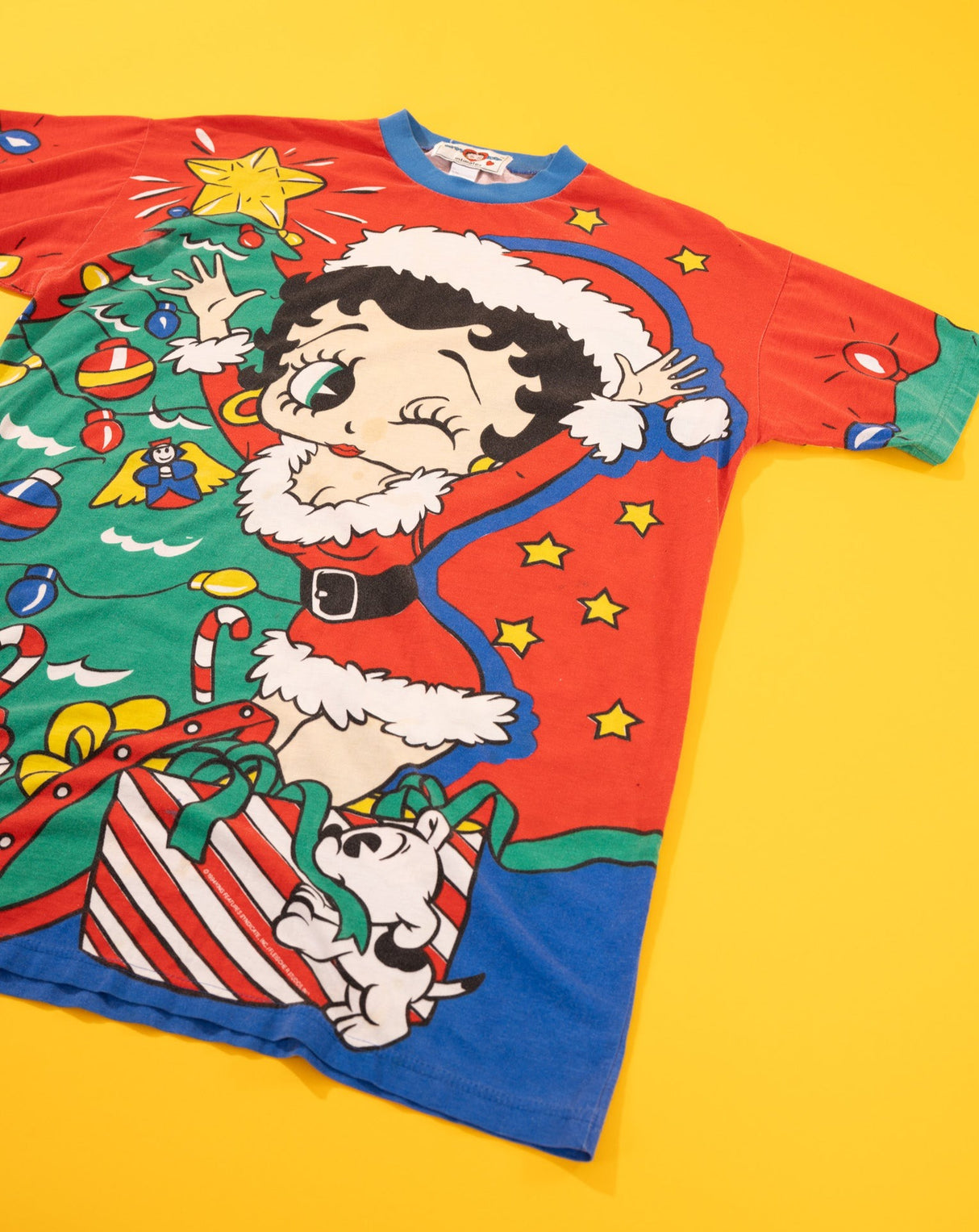Rare Vintage 1994 Betty Boop Christmas T-shirt