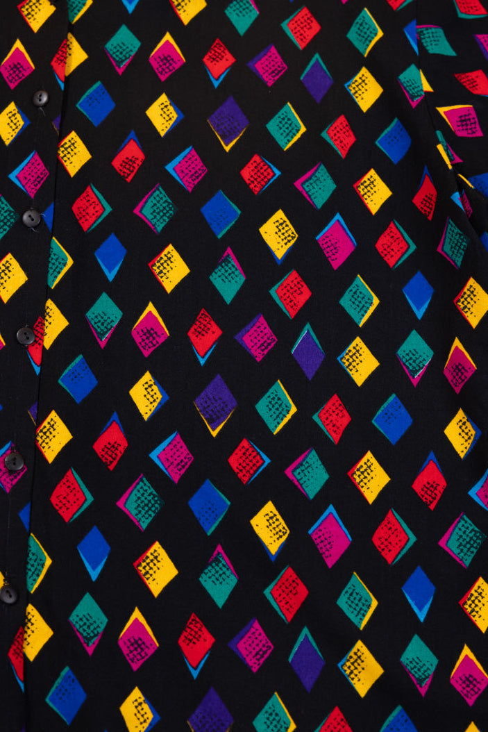 Vintage 80s Diamond Hill Button Up