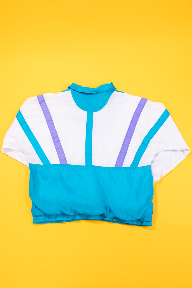 Vintage 80s Lavon Quarter Zip Windbreaker