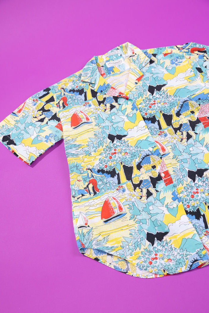 Vintage 80s Creighton Button Up