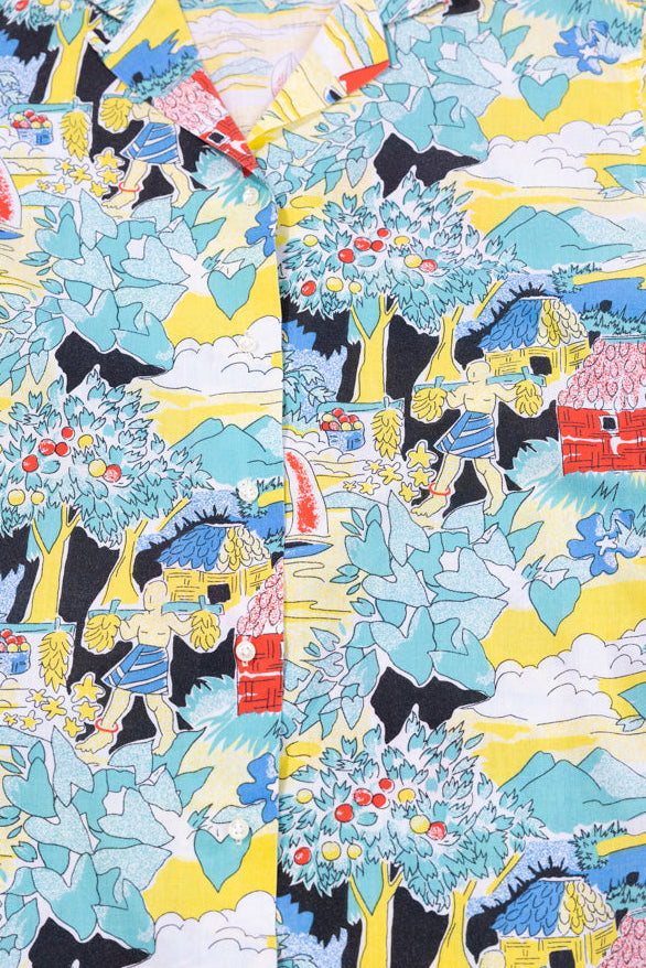 Vintage 80s Creighton Button Up