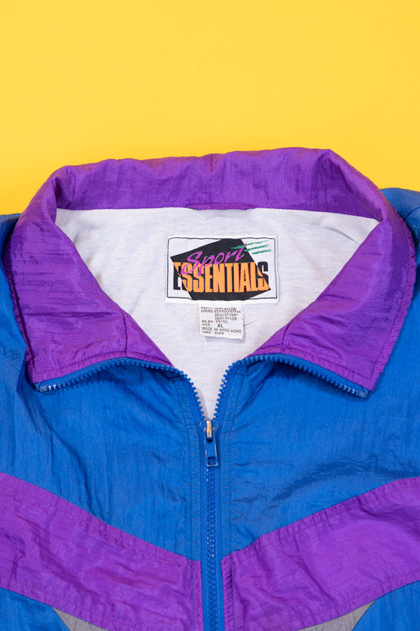 Vintage 90s Sport Essentials Windbreaker